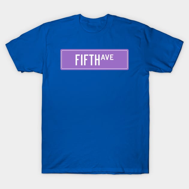 Fifth ave purple T-Shirt by annacush